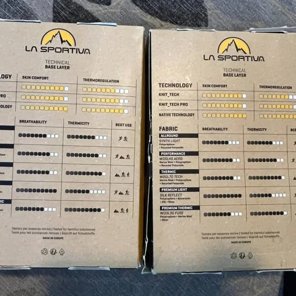 La Sportiva Unisex Base Layer - Small - Grey - Picture 3 of 6